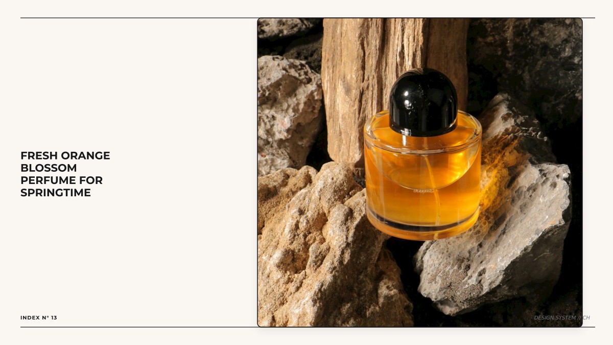 fresh orange blossom perfume for springtime