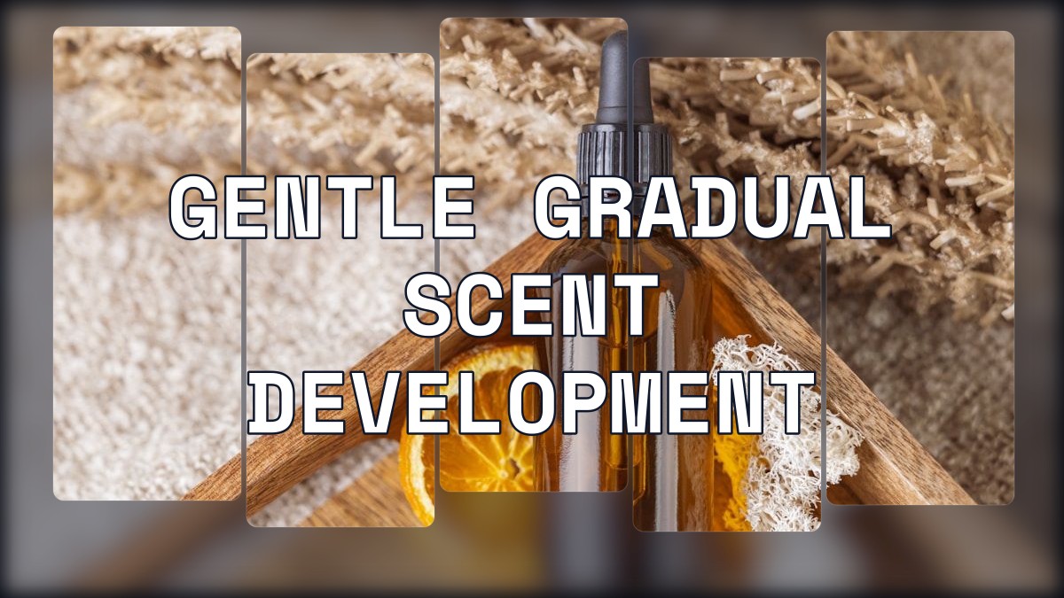 gentle gradual scent development