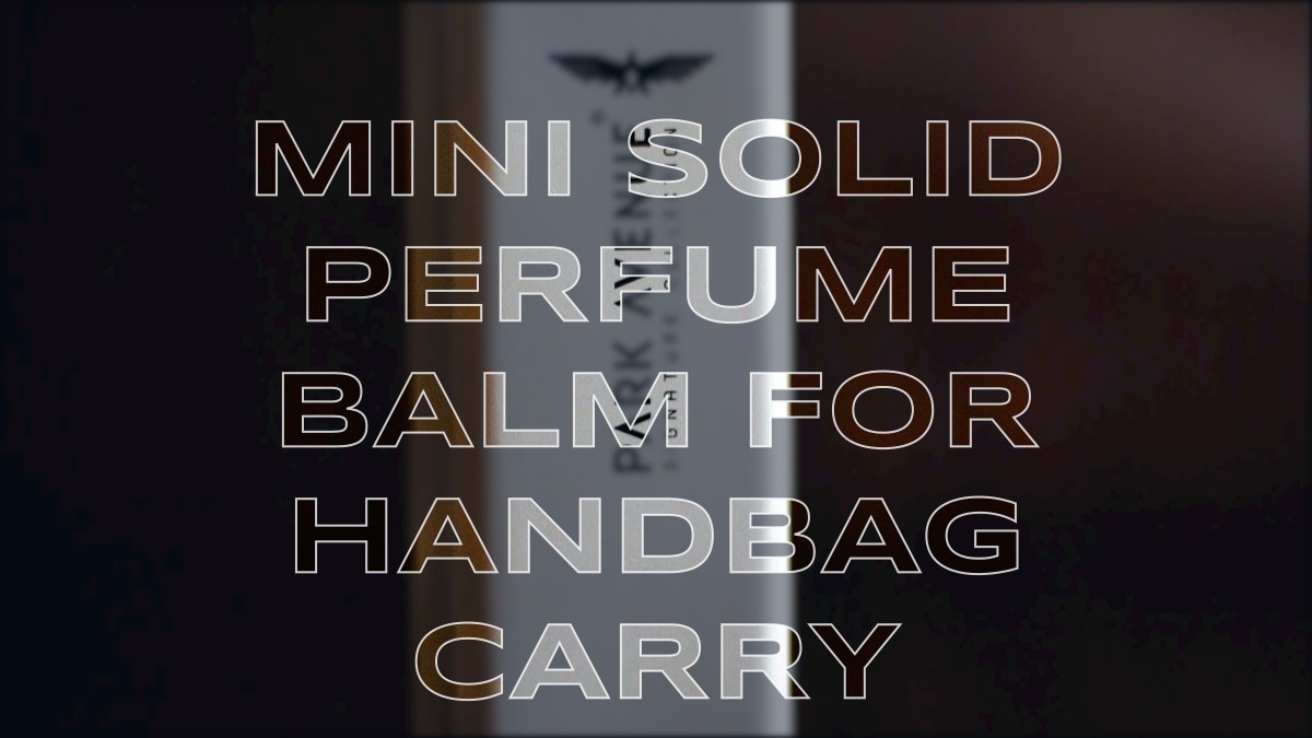 mini solid perfume balm for handbag carry