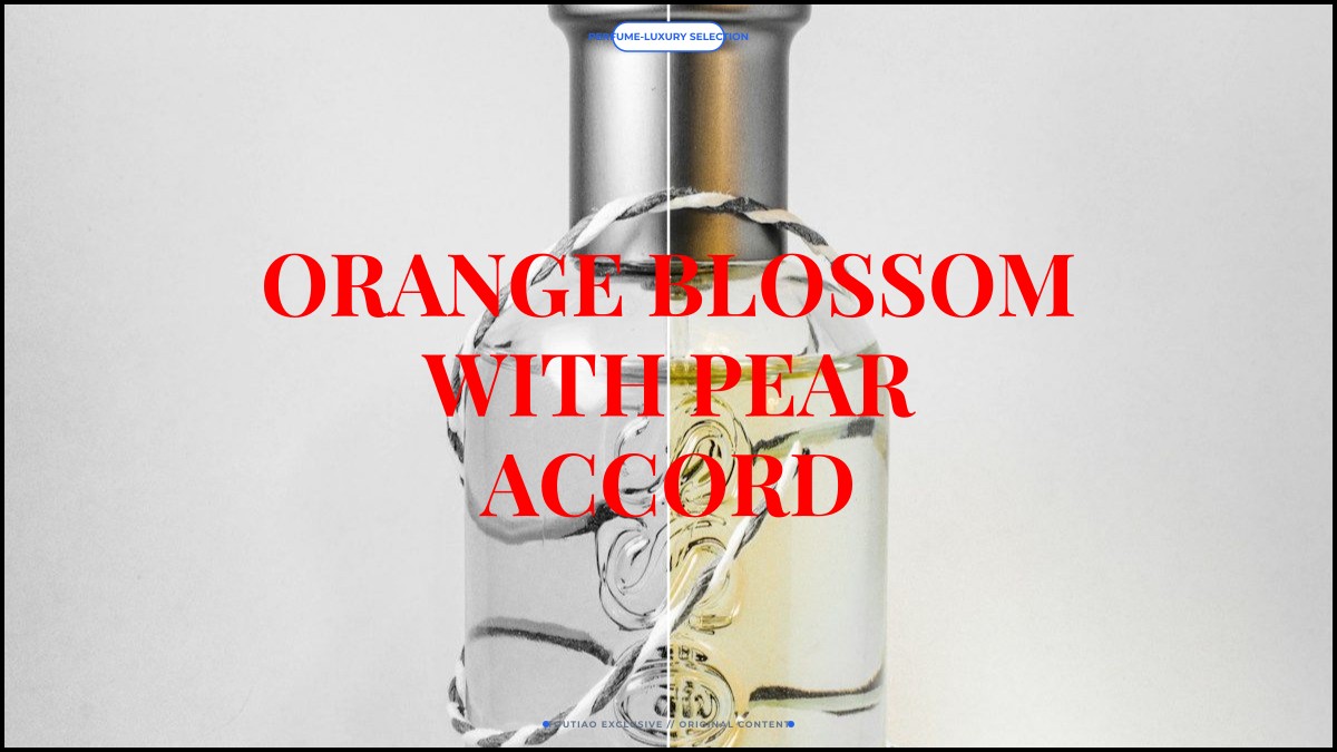 orange blossom with pear accord