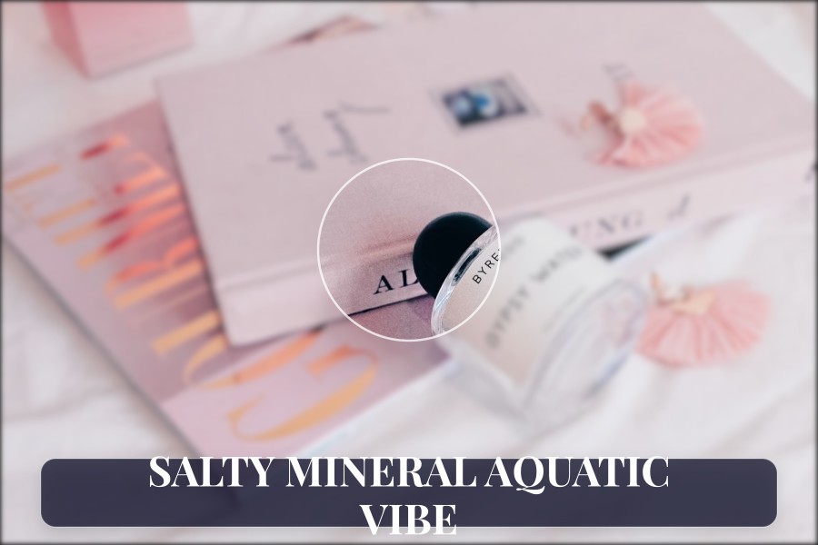 salty mineral aquatic vibe