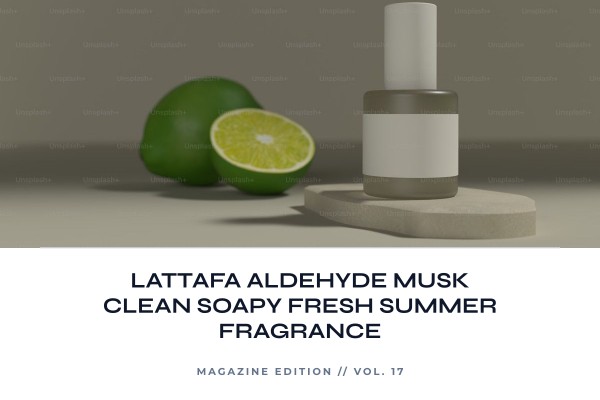 Lattafa Aldehyde Musk clean soapy fresh summer fragrance