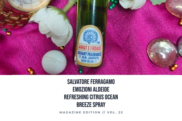 Salvatore Ferragamo Emozioni Aldeide refreshing citrus ocean breeze spray